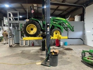 Tractor Being Serviced